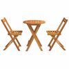 vidaXL Garden Dining Set 3 pcs Oil Natural Solid Acacia Wood