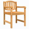 vidaXL Garden Chairs 2 pcs 58x59x88 cm Solid Wood Teak