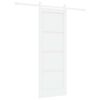 vidaXL Sliding Door ORKDAL 73.5 x 198.5 cm Engineered Wood White