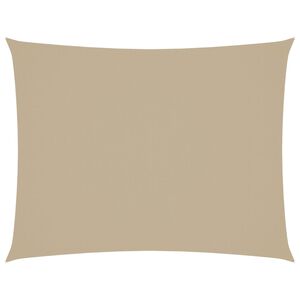 vidaXL Sunshade Sail Oxford Fabric Rectangular 3x6 m Beige
