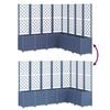 vidaXL Garden Planter with Trellis Blue Grey 160x160x140 cm PP