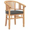 vidaXL Garden Chairs 2 pcs Brown 63 x 58 x 89 cm Solid teak wood