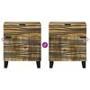 vidaXL Bedside Cabinet Brown 50 x 33 x 60 cm Solid Acacia wood