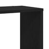 vidaXL TV Cabinet Set Black Oak 80 x 24 x 63 cm Engineered Wood