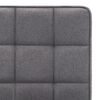 vidaXL Dining Chairs 6 pcs Light Grey Fabric