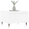 vidaXL Coffee Table White 50x46x35 cm Engineered Wood