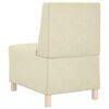 vidaXL Modular Sofa Unit Armless 2 pcs Cream 55 x 74 x 82 cm