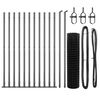 vidaXL Fence with Posts Grey 0.8 x 25 m Steel