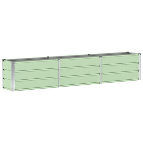 vidaXL Planter Green 240 x 40 x 45 cm Steel