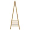 vidaXL Clothes Rack with Shelves 106x34x102 cm Bamboo