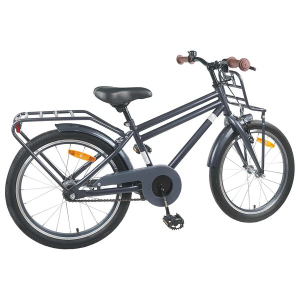 vidaXL Kids Bike 18'' for 5-7 Years Old Dark Grey