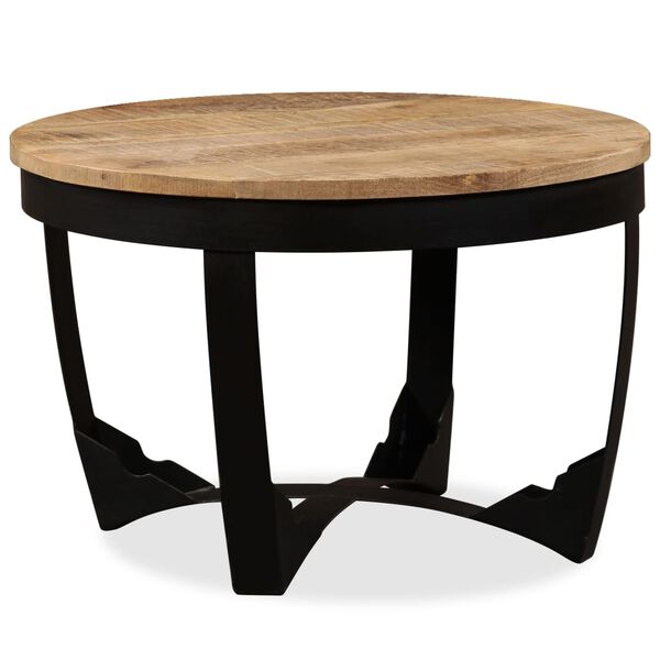 vidaXL Coffee Table Solid Rough Mango Wood 60x40 cm