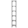 vidaXL Bookcase 6-Tier Grey Sonoma 40x30x188 cm Engineered Wood