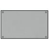 vidaXL Wall-mounted Magnetic Board Black 100x60 cm Tempered Glass