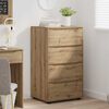 vidaXL Storage Cabinets 2 pcs Artisan Oak 60 x 48 x 105 cm