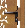 vidaXL Garden Gate 100x200 cm Corten Steel Tree Design