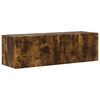 vidaXL TV Cabinet Set Wall-mounted 3 pcs Smoked Oak Engineered Wood