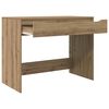 vidaXL Desk with Drawer Artisan Oak 100 x 50 x 78 cm Engineered Wood