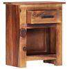 vidaXL Nightstand 40x30x50 cm Solid Wood