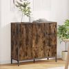 vidaXL Sideboard Smoked Oak 89.5 x 33 x 82 cm Engineered Wood