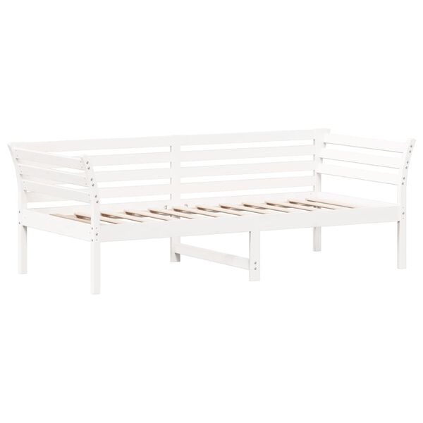 vidaXL Day Bed without Mattress White 80x200 cm Solid Wood Pine