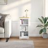 vidaXL Bookcase White 46 x 29 x 100 cm Solid Pine Wood