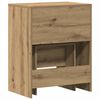 vidaXL Dressing Table Artisan oak 60 x 40 x 75 cm Engineered wood