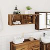 vidaXL Bathroom Wall Cabinet Old Wood 80x25x30 cm Engineered Wood