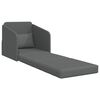 vidaXL Folding Sofa Bed Dark Grey 65 x 80 x 83 cm Fabric