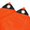 vidaXL Tarpaulin 650g / m² Orange 4 x 5 m Canvas with PVC Coating