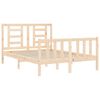 vidaXL Bed Frame without Mattress Small Double Solid Wood Pine