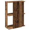 vidaXL Bookcase 3-Tier Old Wood 60x30x80 cm Engineered Wood