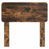 vidaXL Headboard with Headboard Smoked Oak 75 cm Engineered wood