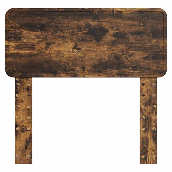 vidaXL Headboard with Headboard Smoked Oak 75 cm Engineered wood