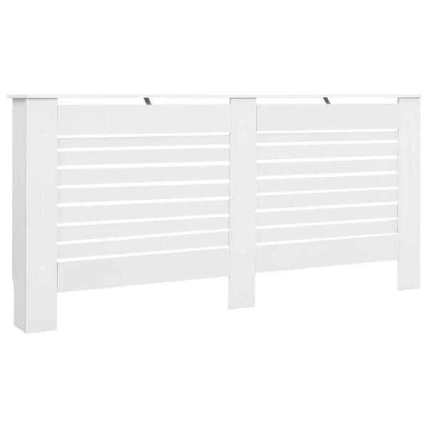 vidaXL Radiator Covers 2 pcs White 172x19x81.5 cm MDF