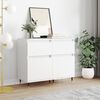 vidaXL Sideboards 2 pcs White 40x35x70 cm Engineered Wood