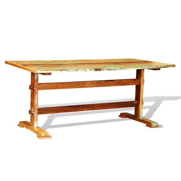 vidaXL Dining Table Vintage Reclaimed Wood