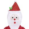 vidaXL Decorative Christmas Santa Claus Figure LED Luxury Fabric 90cm