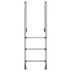vidaXL Pool Ladder 54x38x158 cm 304 Stainless Steel