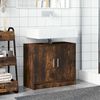 vidaXL Sink Cabinet Smoked Oak 63x29x55 cm Engineered Wood