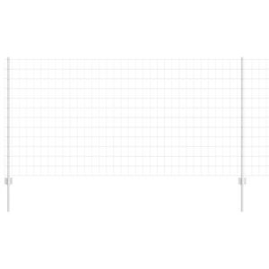 vidaXL Welded Wire Fence 10 x 1.2 m (W x H) Hot-Dip Galvanised Steel