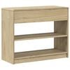 vidaXL Console Table SAUDA Oak 89.5x36.5x73 cm Solid Wood Pine
