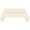 vidaXL Pallet Bed Frame without Mattress Solid Pine Wood 100x200 cm