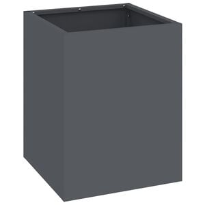 vidaXL Garden Planter Anthracite 32 x 32 x 40 cm Cold-rolled Steel
