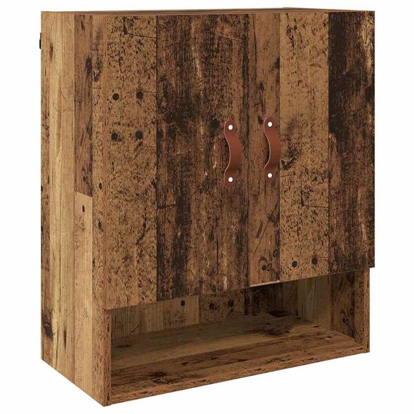 vidaXL Wall Cabinet Old wood 60 x 31 x 70 cm Engineered wood