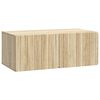 vidaXL Wall-Mounted TV Cabinet Sonoma Oak 78.5 x 41 x 30 cm
