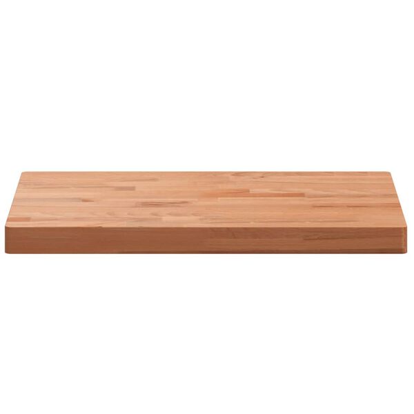 vidaXL Table Top 60x40x4 cm Rectangular Solid Wood Beech