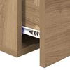 vidaXL Bedside Cabinet with Drawer 2 pcs Artisan oak 35 x 35 x 20 cm