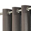vidaXL Curtains with Metal Rings 2 pcs Cotton 140x175 cm Anthracite