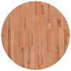 vidaXL Table Top &Oslash;70x1,5 cm Round Solid Wood Beech